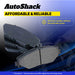 Juego de pastillas de freno cerámicas delanteras AutoShack para Chevrole - Quierox - Tienda Online