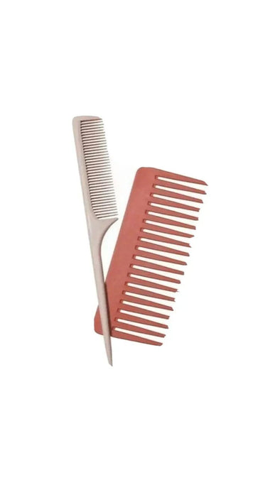 Juego de peines ecológicos Zoë Ayla 1 Peine de diente grande y 1 de dientes pequeños - Quierox - Tienda Online