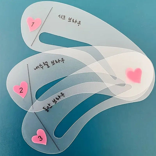 Juego de plantillas para cejas: 3 tipos de formas de cejas; ayuda a los principiantes a lograr cejas perfectas - Quierox - Tienda Online