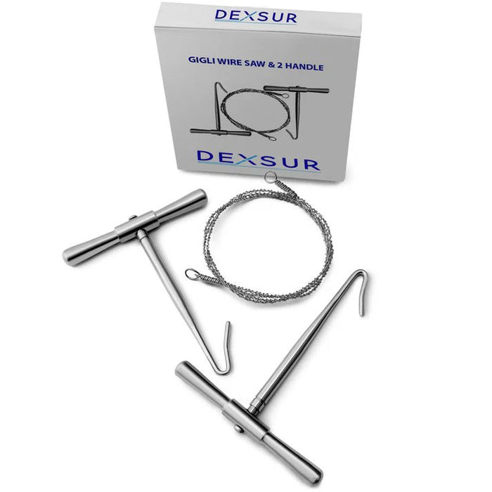 Juego de sierras GIGLI (2 asas y 1 cable) instrumentos ortopédicos de neurología quirúrgica - Quierox - Tienda Online