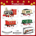 Juego de tren eléctrico de Navidad con luces y sonidos, tren para niños para árbol de Navidad - Quierox - Tienda Online