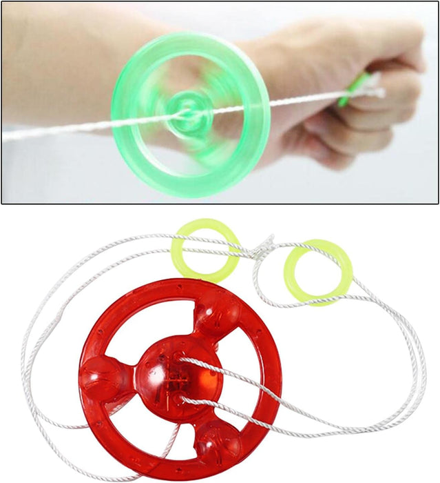 Juguete creativo de volante, rueda giratoria de cuerda de tirar - Quierox - Tienda Online