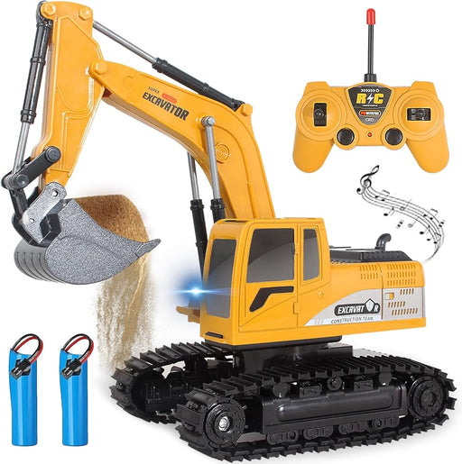 Juguete de excavadora con control remoto para niños، para niños con pala de metal - Quierox - Tienda Online