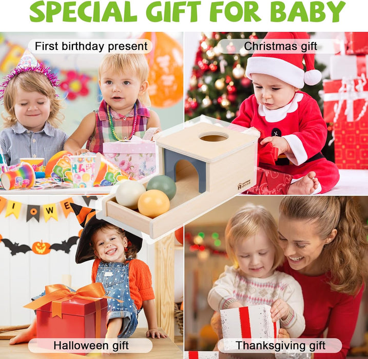 Juguete de madera Montessori Adena para bebés de 6 a 12 meses - Quierox - Tienda Online