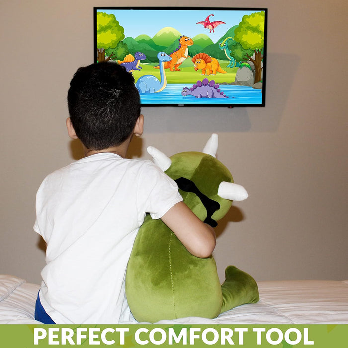 Juguete de peluche de dinosaurio, animal de peluche suave y tierno, almohada para niños - Quierox - Tienda Online