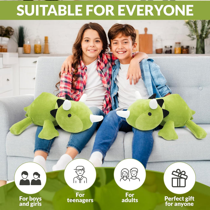 Juguete de peluche de dinosaurio, animal de peluche suave y tierno, almohada para niños - Quierox - Tienda Online