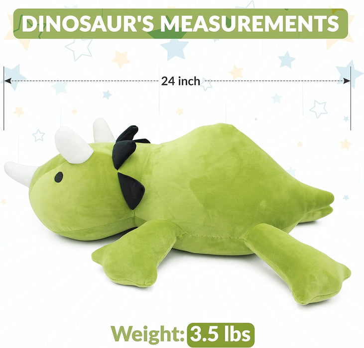Juguete de peluche de dinosaurio, animal de peluche suave y tierno, almohada para niños - Quierox - Tienda Online