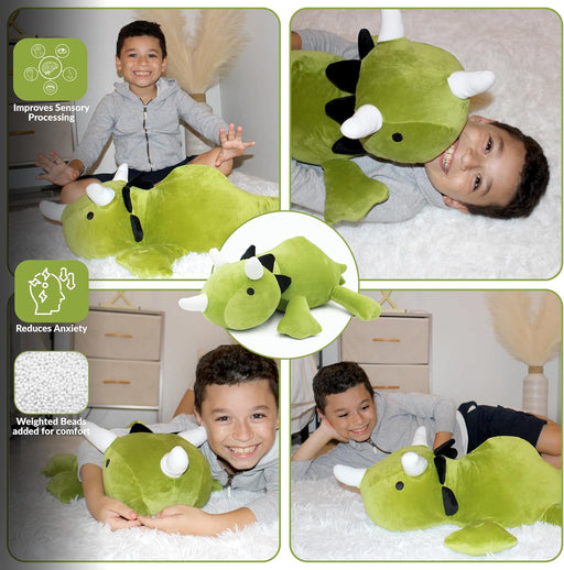 Juguete de peluche de dinosaurio, animal de peluche suave y tierno, almohada para niños - Quierox - Tienda Online