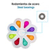 Juguete sensitivo desestresante, burbujas de silicona para apretar y pulsar - Quierox - Tienda Online