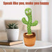 Juguetes de cactus bailarín que hablan - Quierox - Tienda Online