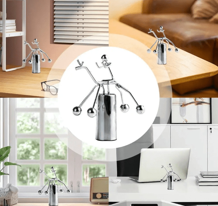 Juguetes de equilibrio de física, Bola de equilibrio creativa, estatuilla de pareja de hierro - Quierox - Tienda Online