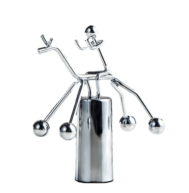 Juguetes de equilibrio de física, Bola de equilibrio creativa, estatuilla de pareja de hierro - Quierox - Tienda Online