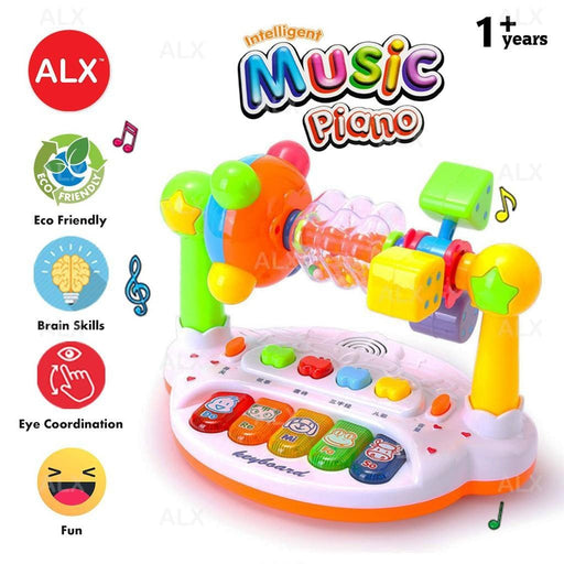 Juguetes educativos para bebés, juego de actividades, piano, teclado de 5 teclas, juguetes para niños - Quierox - Tienda Online