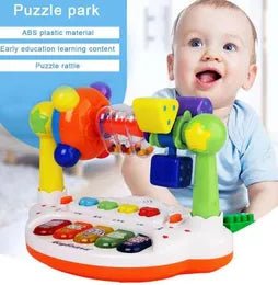 Juguetes educativos para bebés, juego de actividades, piano, teclado de 5 teclas, juguetes para niños - Quierox - Tienda Online