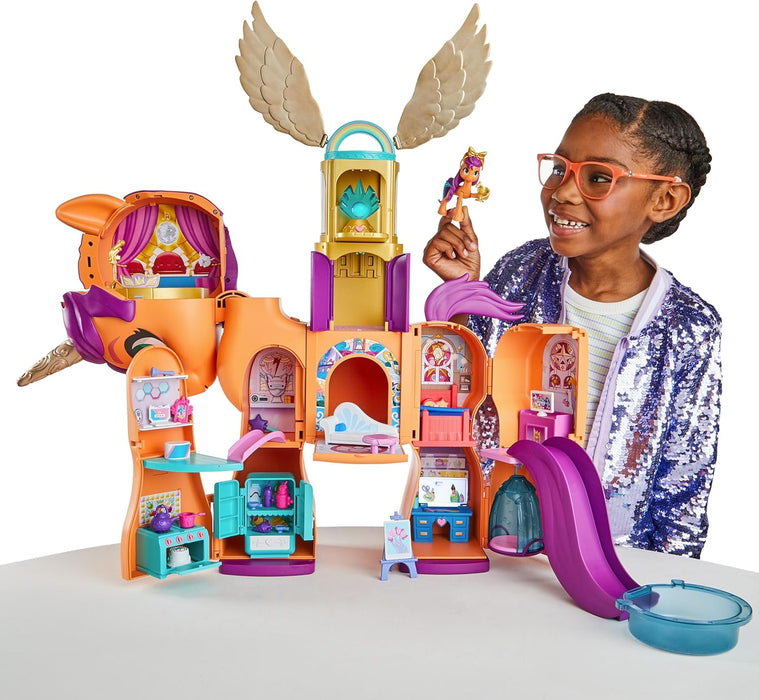 Juguetes My Little Pony, Set de Juego Revelado de Sunny, Muñecas Transformables de 25 Pulgadas de Altura y Juguetes Interactivos para Niñas - Quierox - Tienda Online