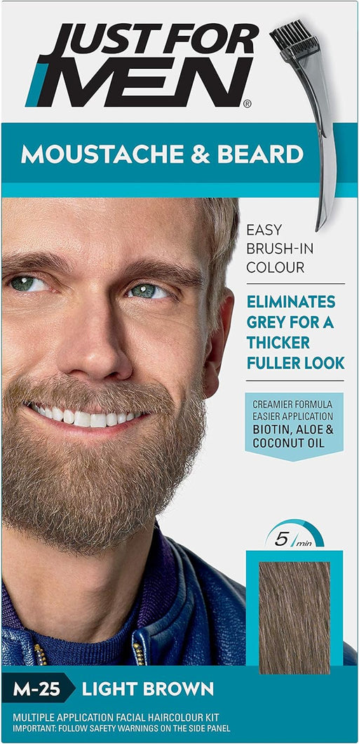 Just For Men - Tinte de barba y bigote para hombre, color bronceado (M25) - Quierox - Tienda Online