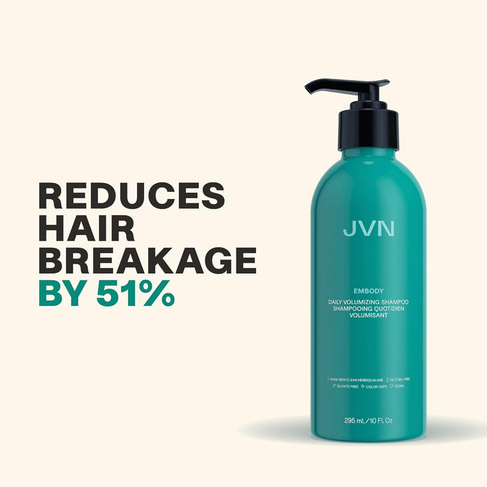 JVN Champú voluminizador, limpio, que aumenta el volumen para todo tipo de cabello - Quierox - Tienda Online