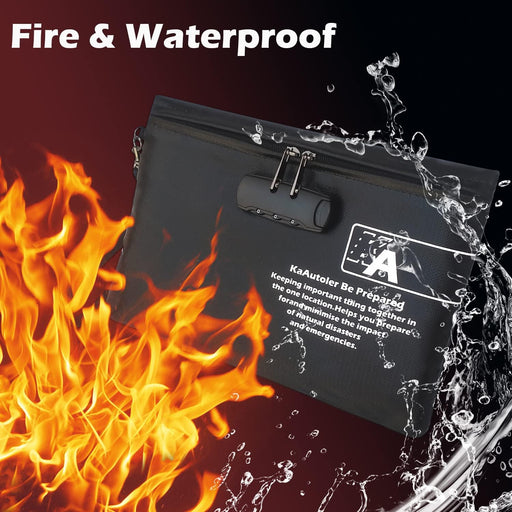 KaAutoler Bolsa de dinero ignífuga con candado impermeable con cierre de cremallera (11 x 7.5 pulgadas) - Quierox - Tienda Online