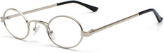 Kachawoo - Gafas pequeñas ovaladas para hombre y mujer, montura de metal retro - Quierox - Tienda Online