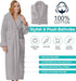 KAHAF COLLECTION Bata de baño de rizo de algodón para mujeres y hombres - Quierox - Tienda Online