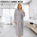KAHAF COLLECTION Bata de baño de rizo de algodón para mujeres y hombres - Quierox - Tienda Online