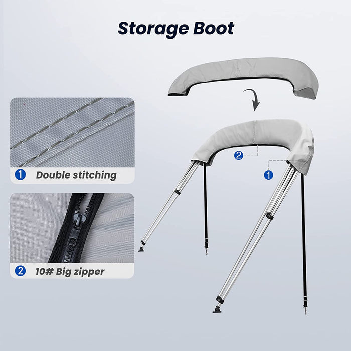 KAKIT Toldo Bimini de Proa 3/4 con Paredes Laterales - Quierox - Tienda Online