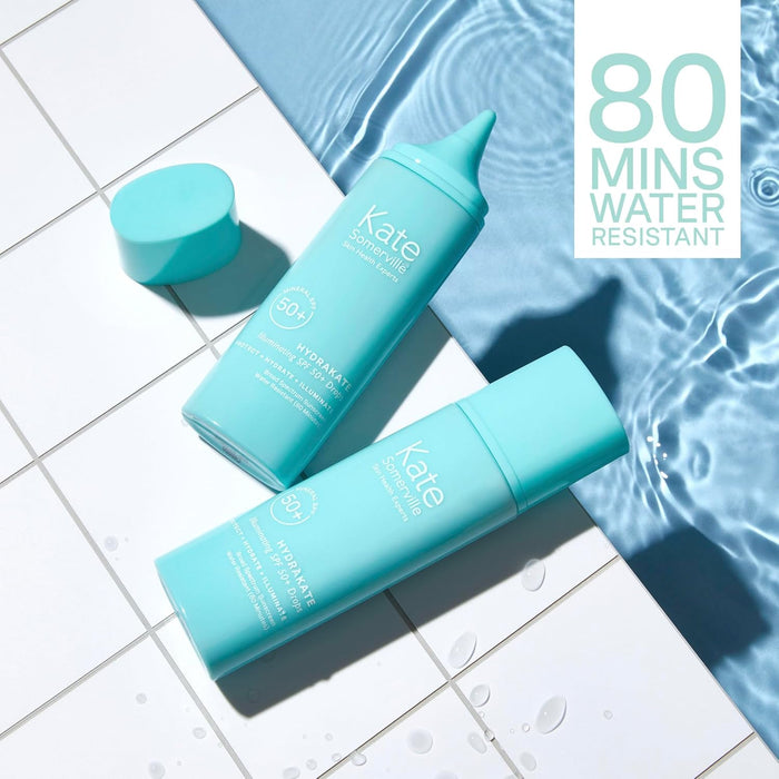 Kate Somerville HydraKate - Gotas iluminadoras de protección solar para cara con 50+ SPF - Quierox - Tienda Online