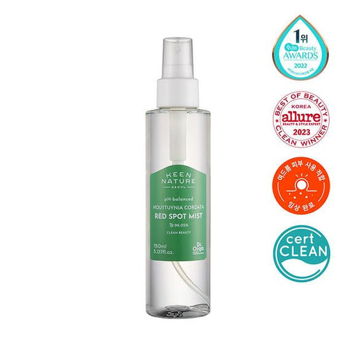 KEEN NATURE Bruma para manchas rojas Houttuynia Cordata con pH equilibrado, 150 ml - Quierox - Tienda Online