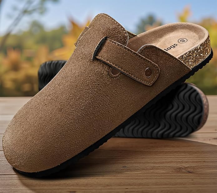 KEMISANT Zuecos, mules, sandalias, pantuflas UNISEX con forro de vellón - Quierox - Tienda Online