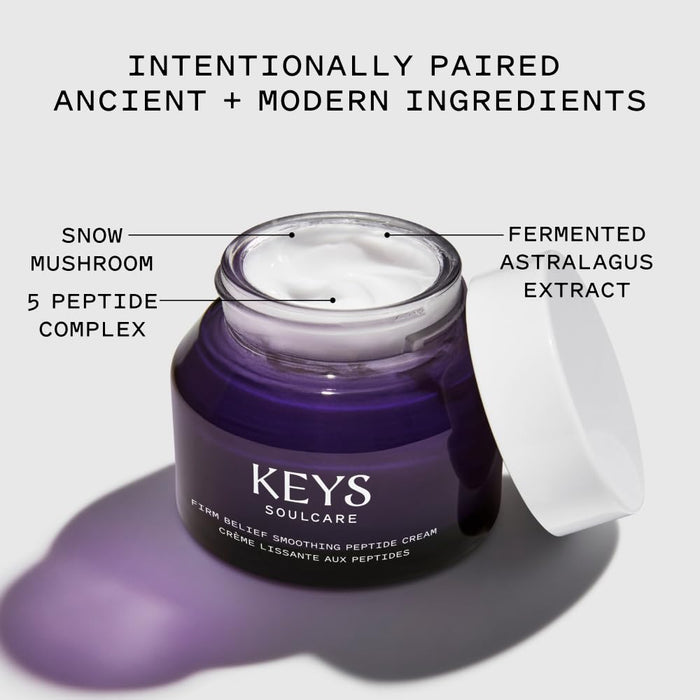 Keys Soulcare Firm Belief Crema péptida suavizante, ultra hidratante, 50ML - Quierox - Tienda Online