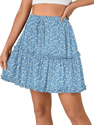 KIFOVEN Falda de verano con volantes para mujer, cintura elástica - Quierox - Tienda Online