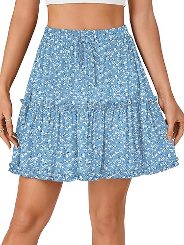KIFOVEN Falda de verano con volantes para mujer, cintura elástica - Quierox - Tienda Online