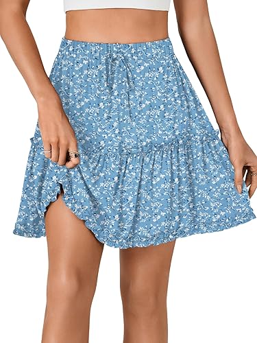 KIFOVEN Falda de verano con volantes para mujer, cintura elástica - Quierox - Tienda Online
