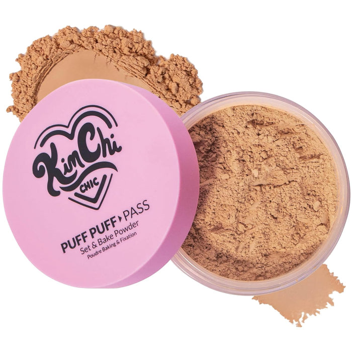 Kimchi Chic Beauty Puff Puff Pass Set y Polvo Fijador Bake para Maquillaje, - Quierox - Tienda Online