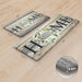 KIMODE Alfombras de cocina de 43 x 119 cm + 43 x 74 cm, juego de 2 estilo rústico - Quierox - Tienda Online