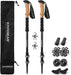 KINGGEAR Bastones de senderismo TPC 100% fibra de carbono, bastones telescópicos - Quierox - Tienda Online