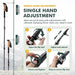 KINGGEAR Bastones de senderismo TPC 100% fibra de carbono, bastones telescópicos - Quierox - Tienda Online