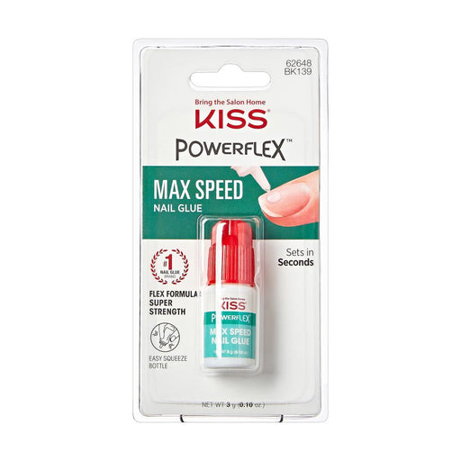 Kiss Powerfex Pegamento para uñas Max Speed, 0.10 oz - Quierox - Tienda Online