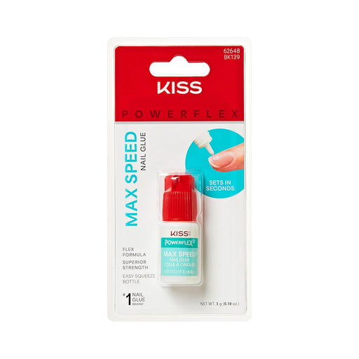 KISS PowerFlex - Pegamento para uñas de máxima velocidad, adhesivo de secado rápido - Quierox - Tienda Online