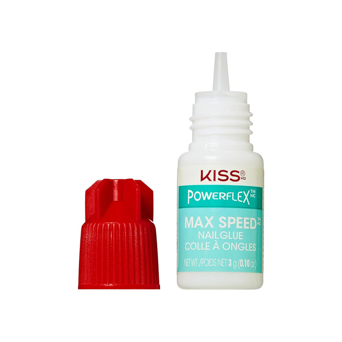 KISS PowerFlex - Pegamento para uñas de máxima velocidad, adhesivo de secado rápido - Quierox - Tienda Online