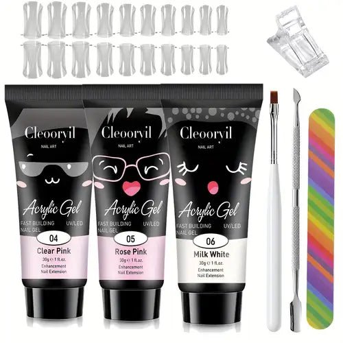 kit de 16pcs para uñas Gel de poliuretano para uñas de 15 g - Quierox - Tienda Online