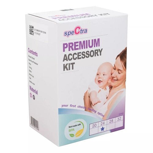 Kit de accesorios para extractor de leche Spectra Premium - Quierox - Tienda Online