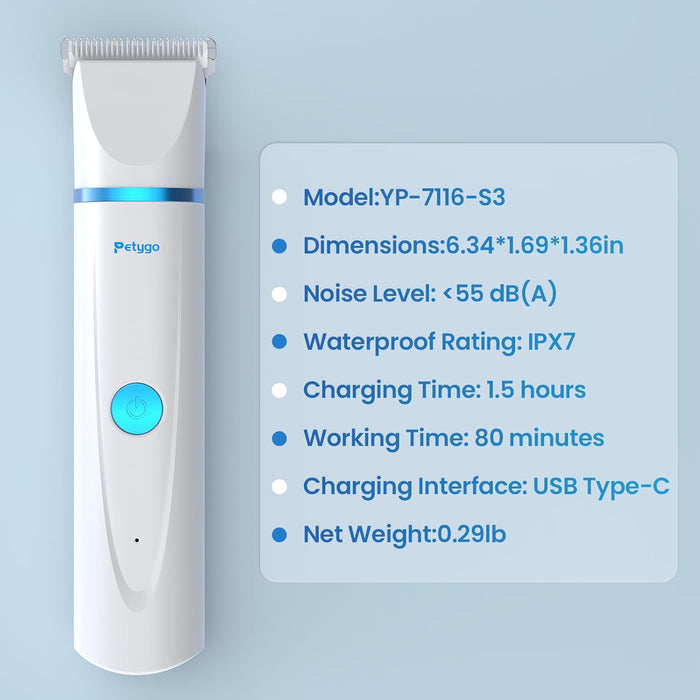 Kit de aseo 3 en 1 para perros y gatos – Cortapelos inalámbrico recargable para mascotas - Quierox - Tienda Online