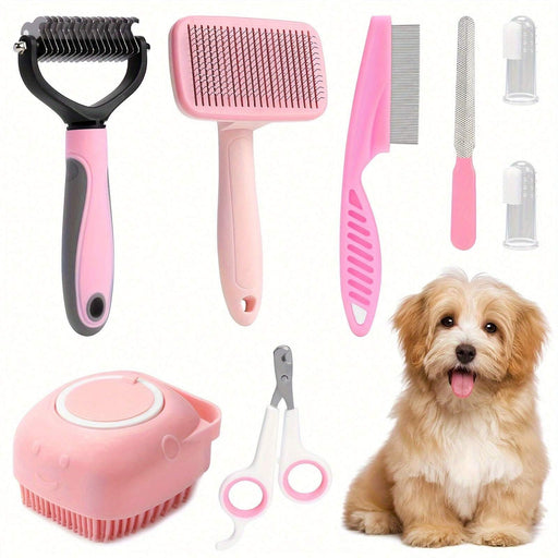 Kit de aseo para perros de 8 piezas limpieza para mascotas - Quierox - Tienda Online