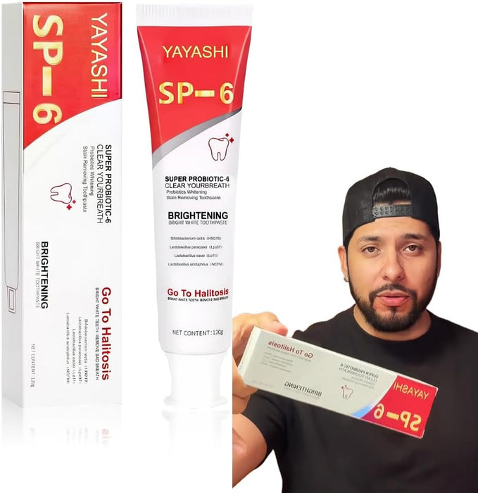 Kit de blanqueamiento dental YAYASHI SP - 6 | Paquete de 1 | Elimina manchas + protege encías - Quierox - Tienda Online