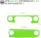 Kit de cubierta decorativa para panel de tablero y consola central para Jeep Wrangler JL JLU y Jeep Gladiator JT (2018 - 2021) (verde) - Quierox - Tienda Online