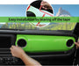 Kit de cubierta decorativa para panel de tablero y consola central para Jeep Wrangler JL JLU y Jeep Gladiator JT (2018 - 2021) (verde) - Quierox - Tienda Online