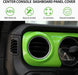 Kit de cubierta decorativa para panel de tablero y consola central para Jeep Wrangler JL JLU y Jeep Gladiator JT (2018 - 2021) (verde) - Quierox - Tienda Online