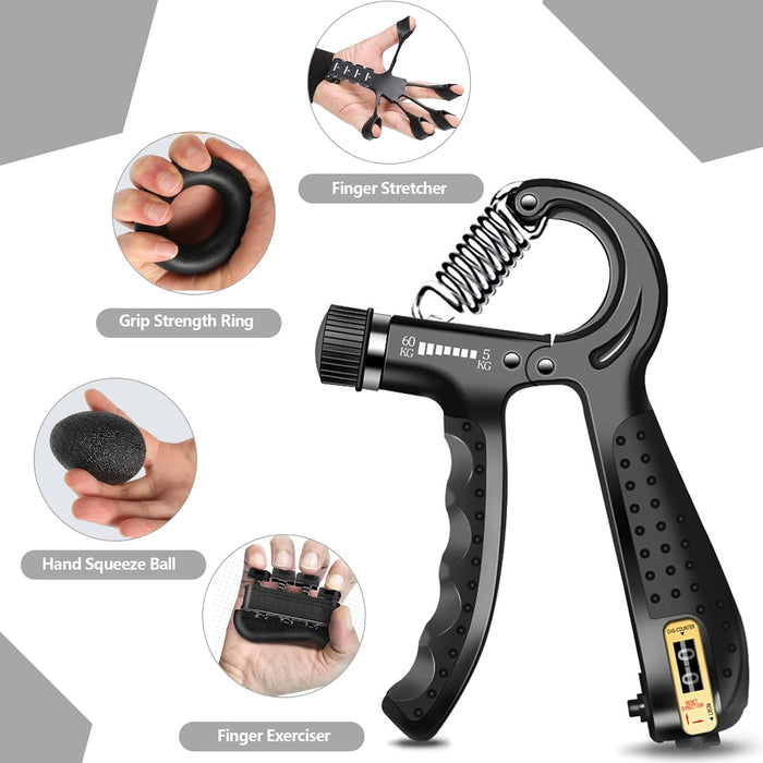 Kit de dispositivo de entrenamiento de fortalecimiento de fuerza de agarre - Quierox - Tienda Online