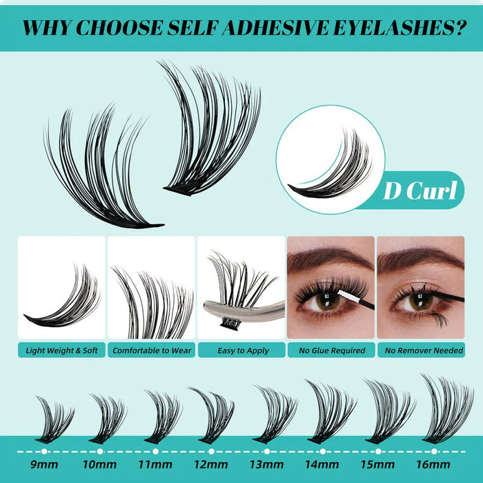 Kit de extensión de pestañas AMZGIRL 3040D (320 piezas) - Quierox - Tienda Online